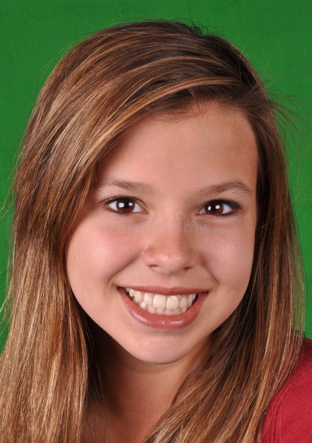 Happy Teen Girl with Big Smile Stock Photo - Image of girl, teeth: 15918832