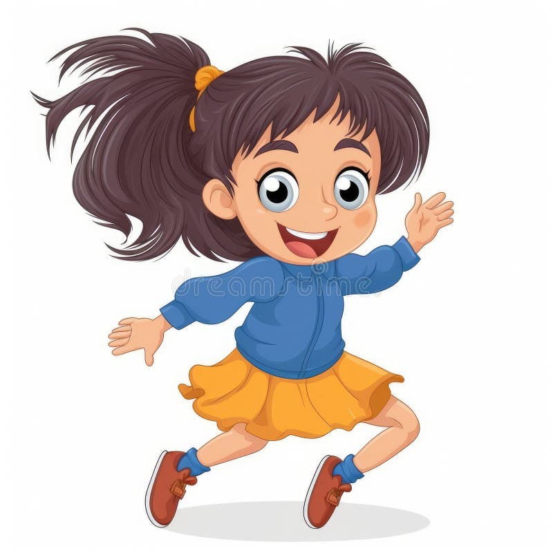 Jumping Girl Ai Stock Illustrations – 1,637 Jumping Girl Ai Stock