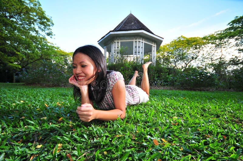 Happy Girl in the Park 18