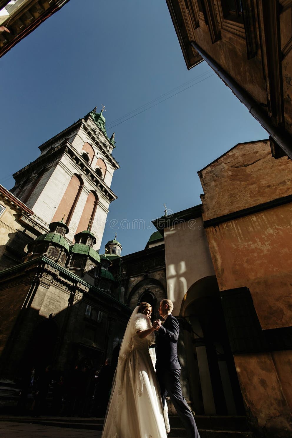 Wife Dancing Husband Background Old Castle Stock Pho wife image Wife Dancing Husband Background Old Castle Stock Pho