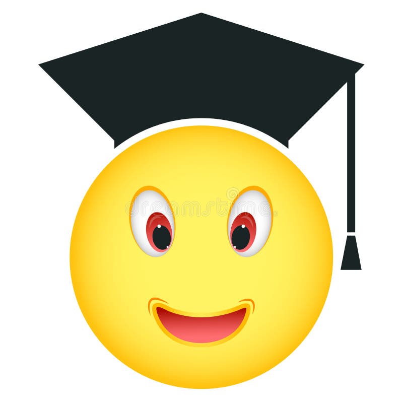 Smiley Face Graduate Stock Illustrations – 141 Smiley Face Graduate ...