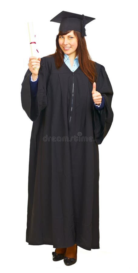 Graduation Student - Isolated Stock Image - Image of male, gown: 180985