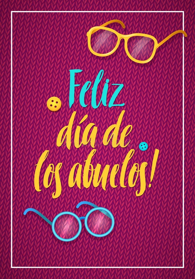 Download Happy Grandparents Day Greeting Card. Spanish Calligraphy ...