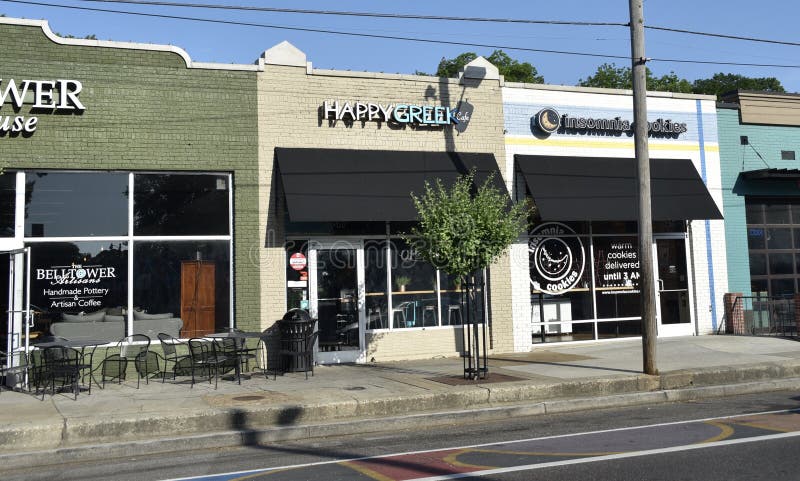 Happy Greek Cafe, Memphis, TN. Whether you are looking for a quick bite or you need an inviting place to sit and enjoy authentic flavorful Mediterranean dishes stock image Happy Greek Cafe, Memphis, TN. Whether you are looking for a quick bite or you need an inviting place to sit and enjoy authentic flavorful Mediterranean dishes stock image