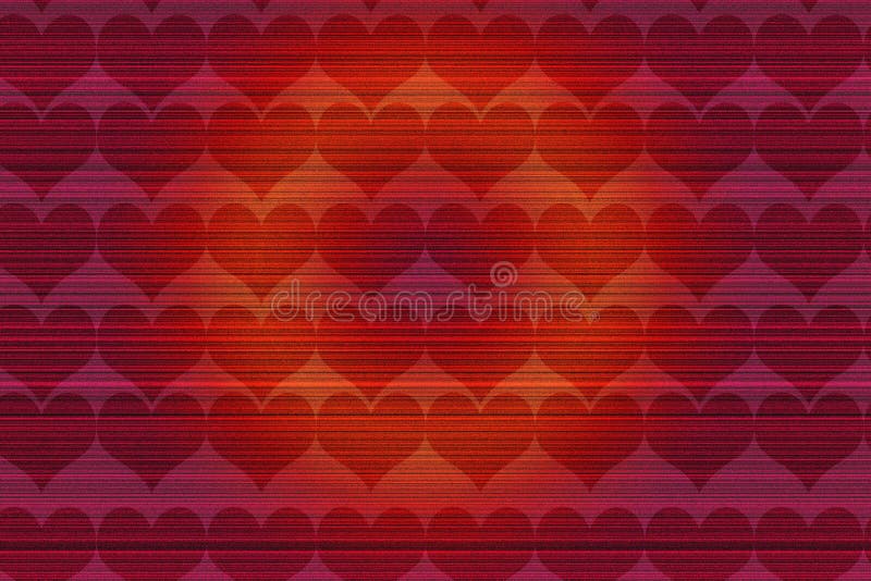 Happy Heart Valentine Day Red Background Stock Illustration - Illustration  of hearts, catch: 108469592