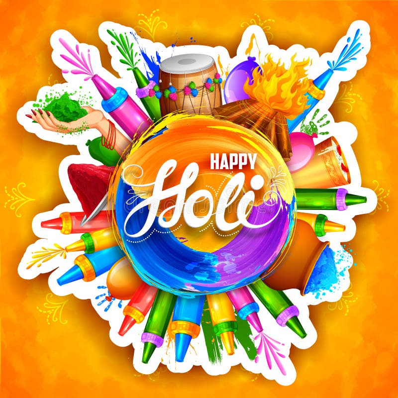 Happy Holi Background