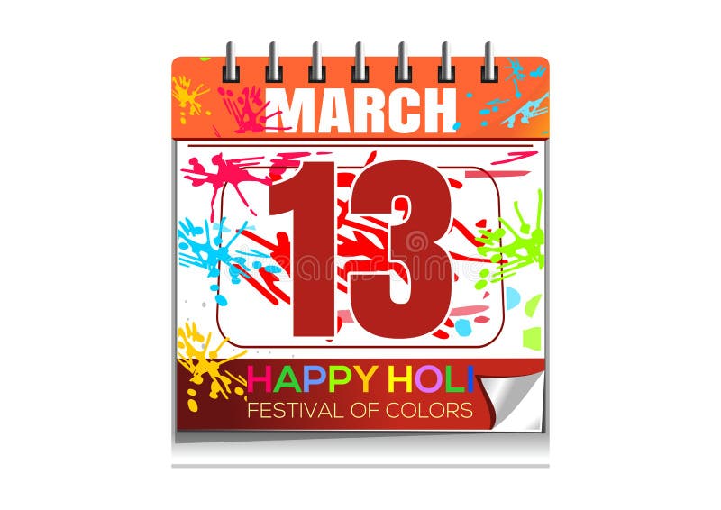 happy-holi-wall-calendar-with-the-date-of-march-13-annual-hindu-festival-of-color-and-spring