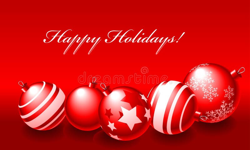Happy Holidays stock illustration