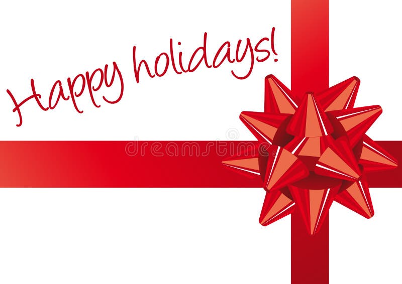 Happy Holidays stock illustration