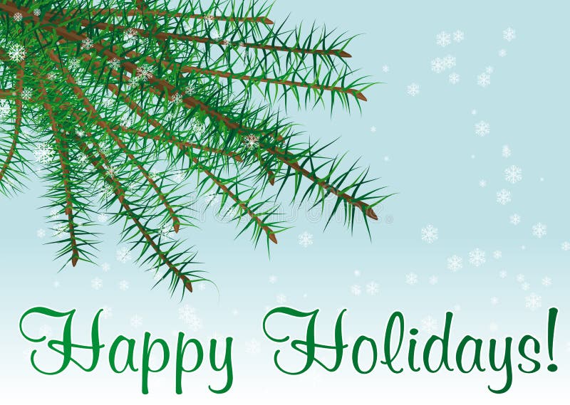 Happy holidays royalty free illustration