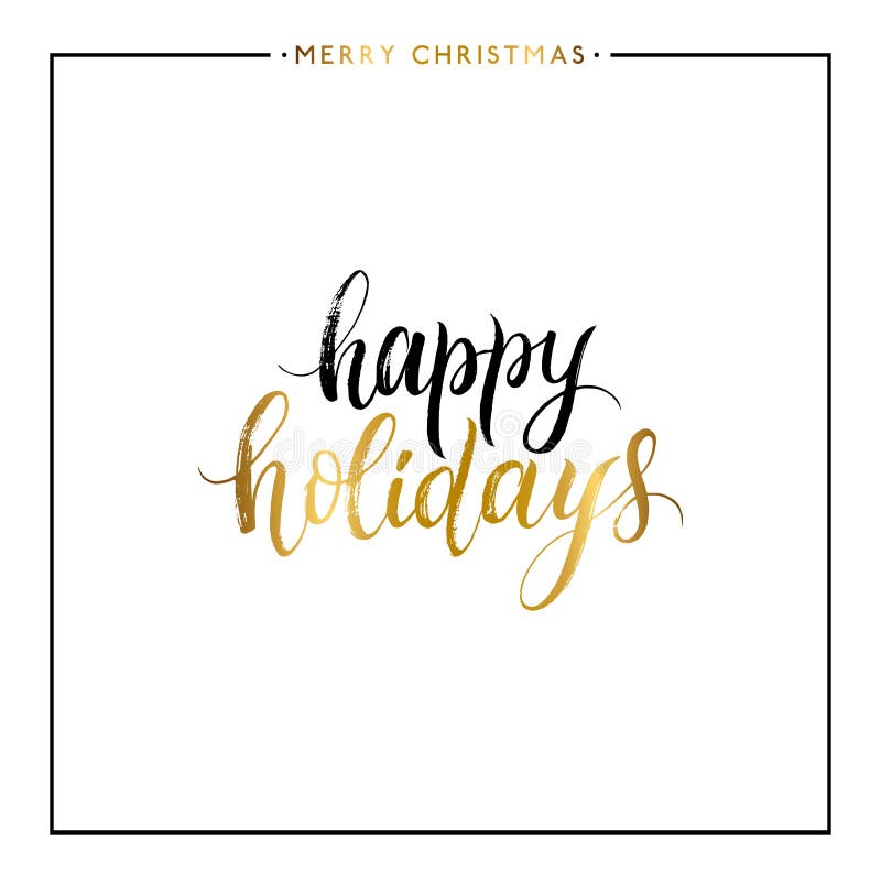 happy holidays white background