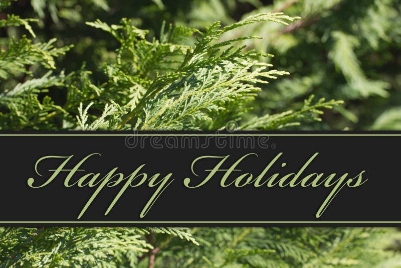 Happy Holidays Greeting stock image Happy Holidays Greeting stock image