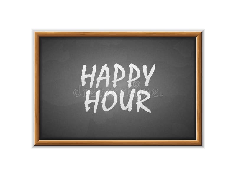 Happy Hour Chalk Stock Illustrations 114 Happy Hour Chalk Stock