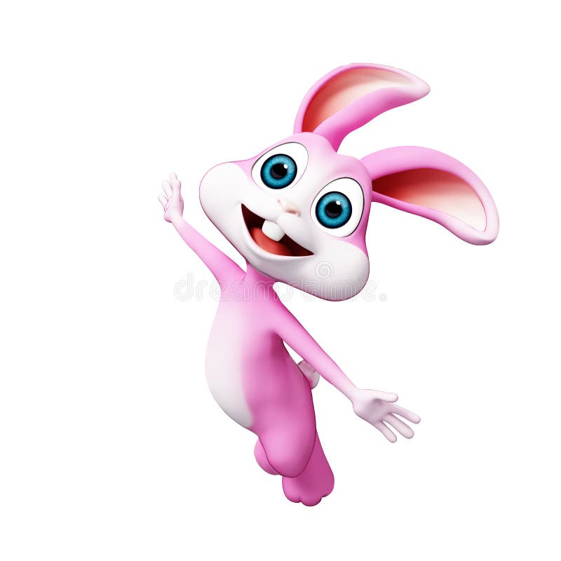 Jumping Bunny stock illustration. Illustration of bunny 2760878