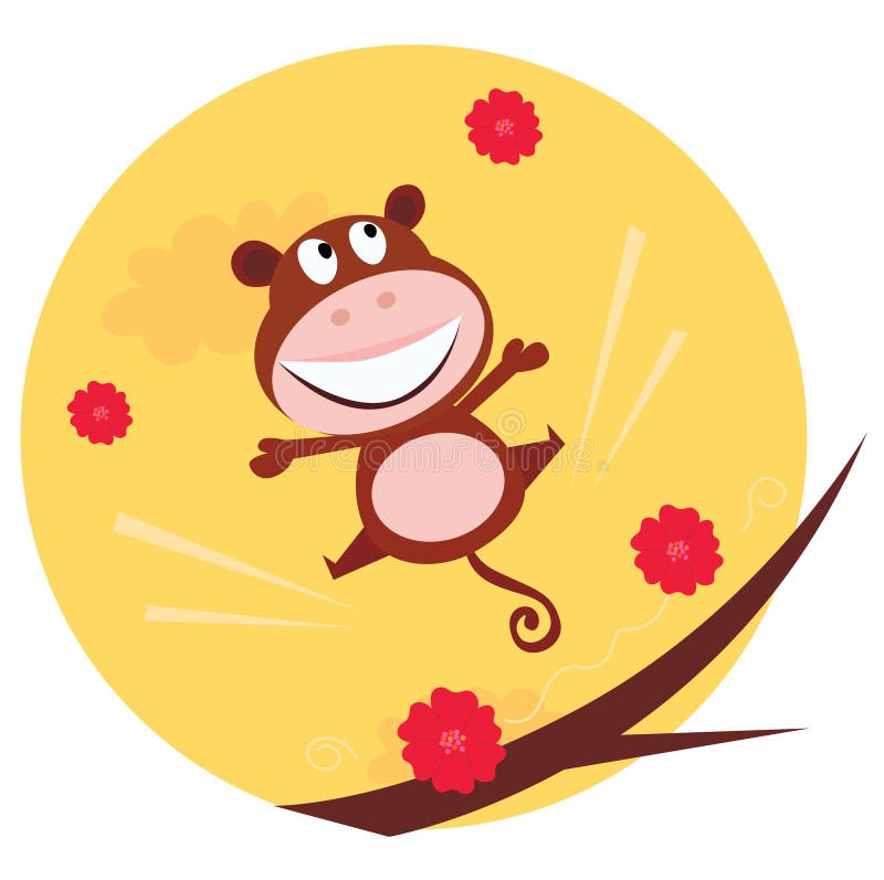 Jumping Monkey Stock Illustrations – 1,096 Jumping Monkey Stock  Illustrations, Vectors & Clipart - Dreamstime