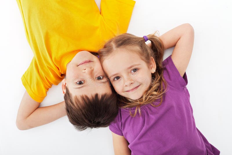 Happy kids relaxing stock photo Happy kids relaxing stock photo