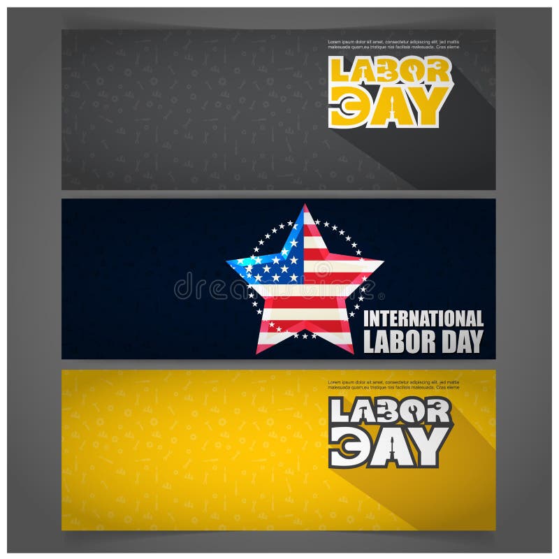 Happy Labour day design with creative background vector.