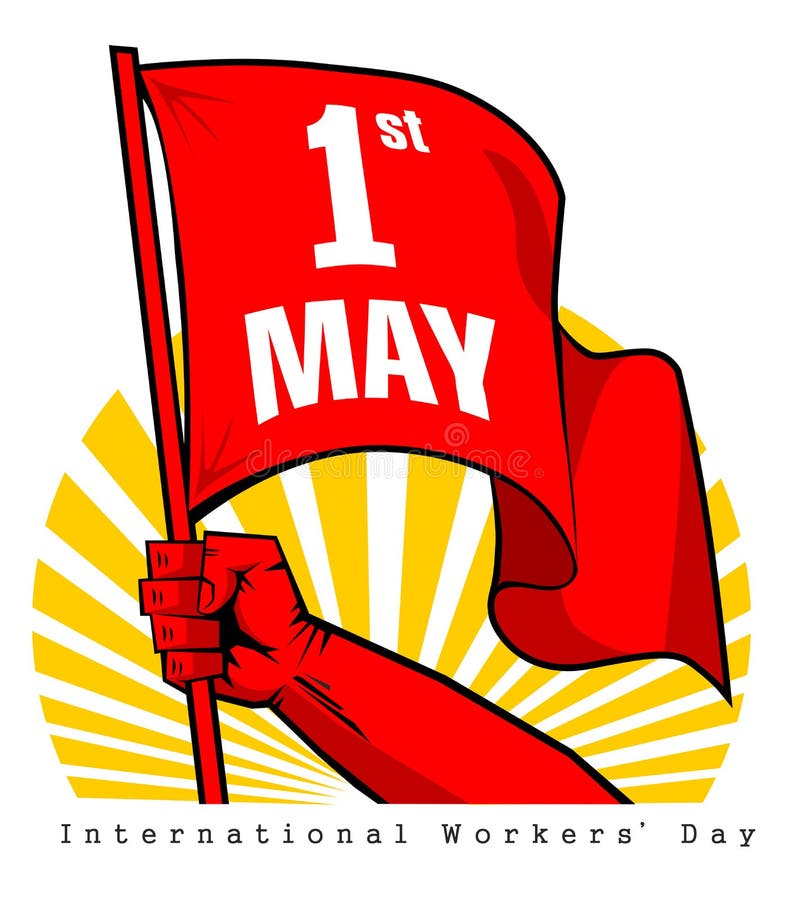 May Day Labour Day poster stock vector. Illustration of mayday - 214991761