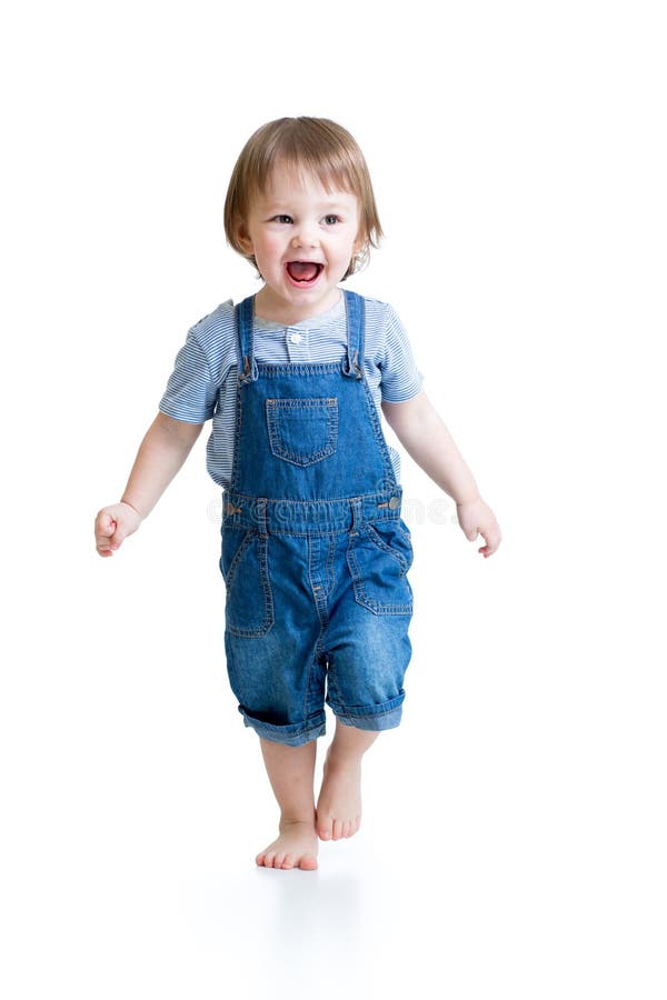 Happy little boy running stock image. Image of adorable - 51332295