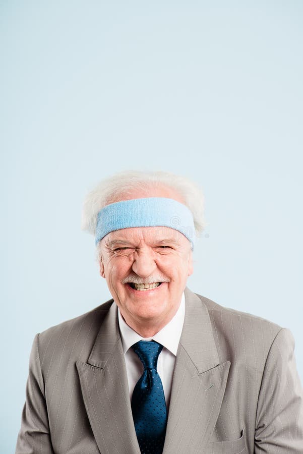 Funny Man Wearing Cycling Helmet Portrait Real People High Definition