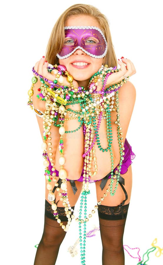 Happy Mardi Gras Girl