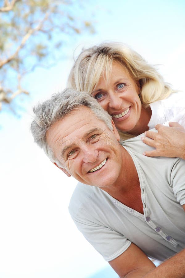 Happy mature couple stock image Happy mature couple stock image
