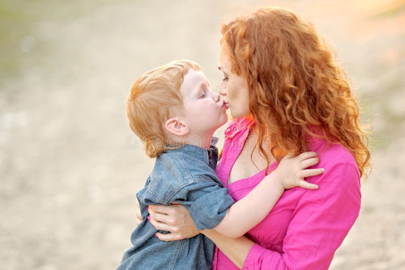 Happy Mom and baby son stock image. Image of happiness 48055251