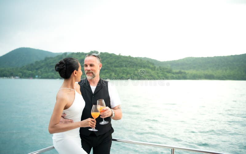 Happy Moments Of Interracial Couples On A Yacht The Couple Had Their Honeymoon At One Of Asia S