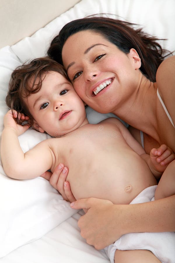 Happy mother and baby stock image. Image of mothers, parent - 26375211