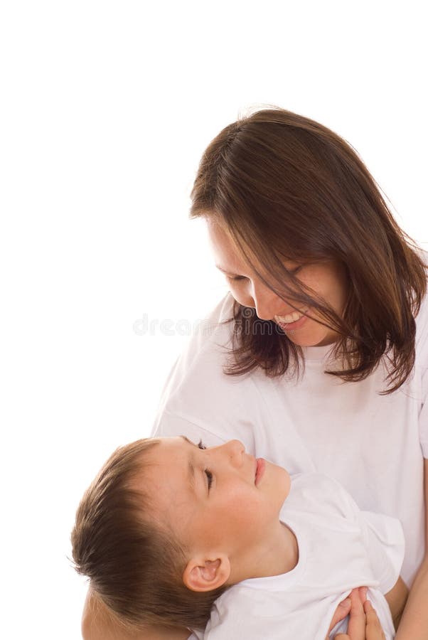 Happy mother with her child