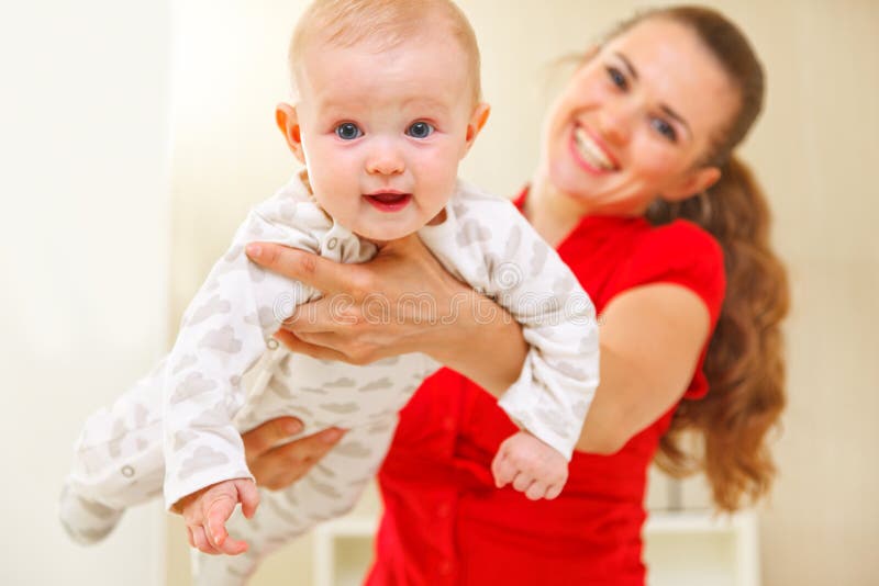 Mother and Lovely Baby Boy stock photo. Image of healthy 2084864