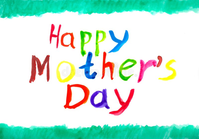 Happy Mother s Day stock image. Image of respect, love - 9127413