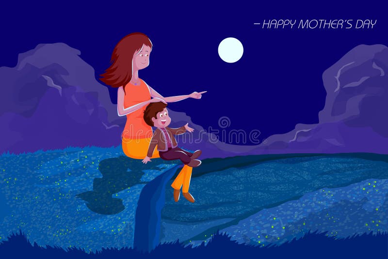 Happy Mother's Day background concept vector illustration