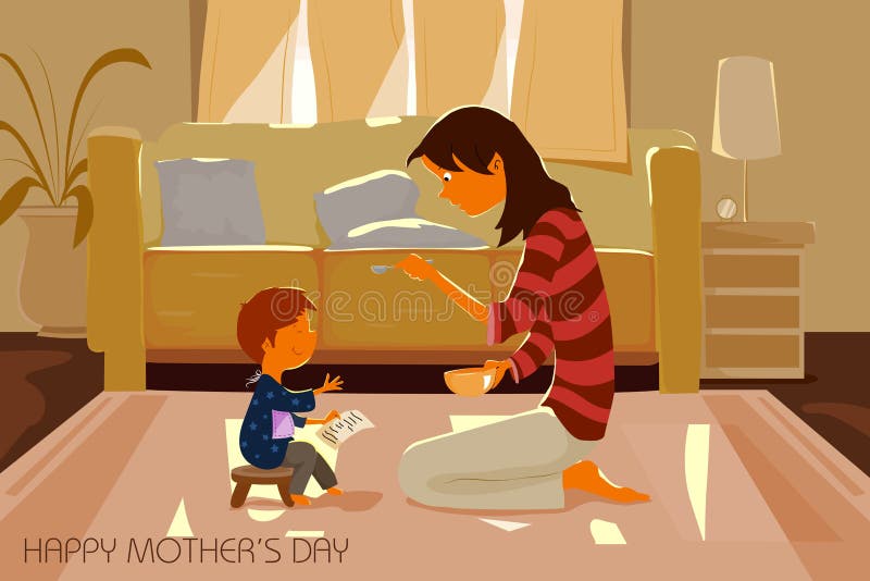 Happy Mother's Day background concept vector illustration