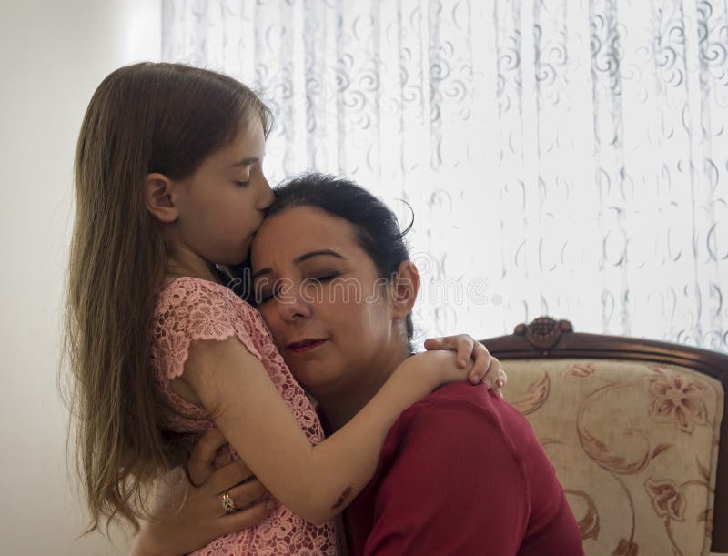 Happy mother`s day with children stock photography Happy mother`s day with children stock photography