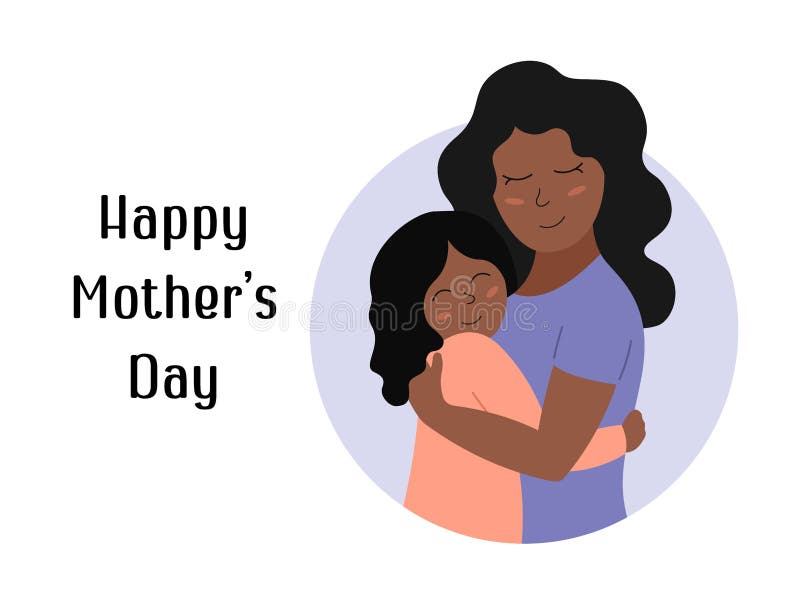 Happy Mothers Day African American Stock Illustrations – 223 Happy …