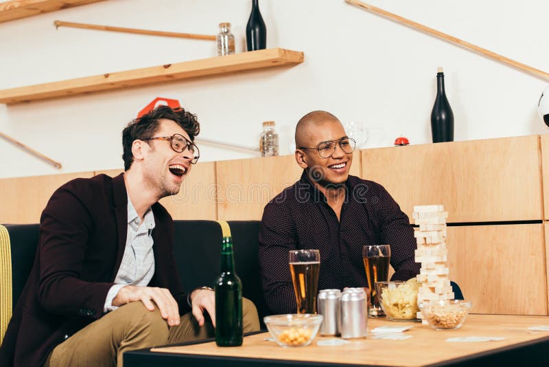 Happy multicultural business colleagues spending time together stock photography Happy multicultural business colleagues spending time together stock photography