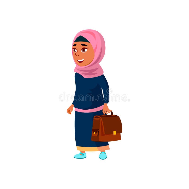 Kid going to school stock illustration. Illustration of graphic - 9325738