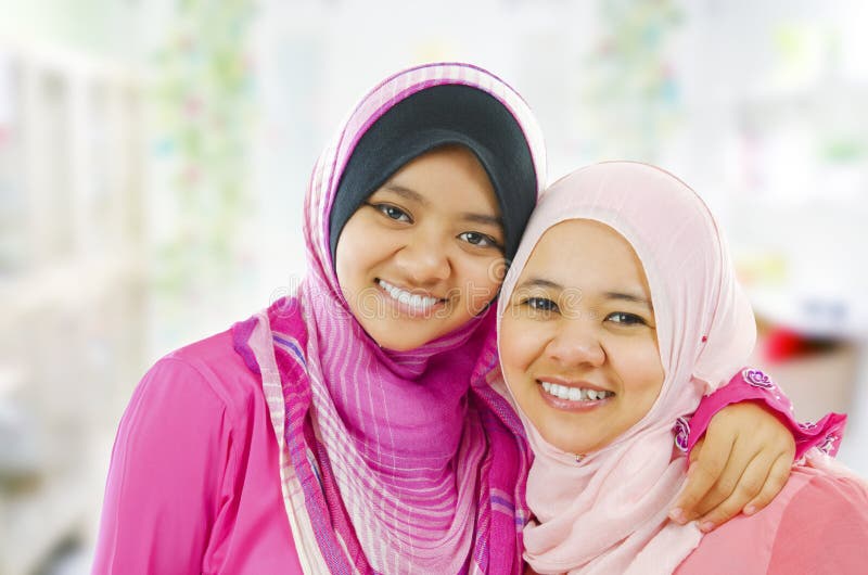 Happy Muslim Women Royalty Free Stock Image - Image: 24815106