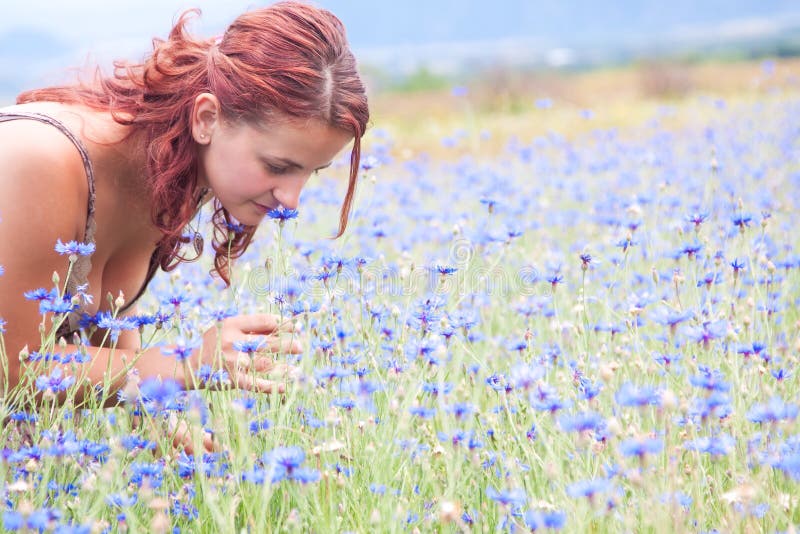 Happy in nature