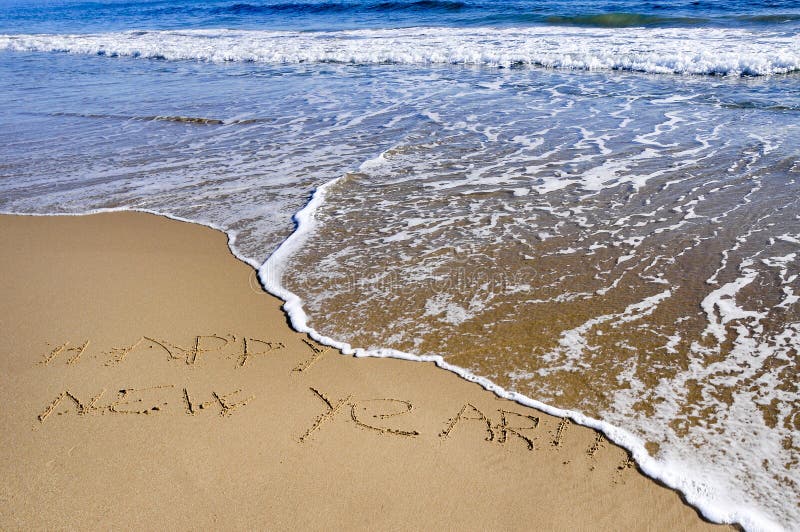 Happy new year stock image
