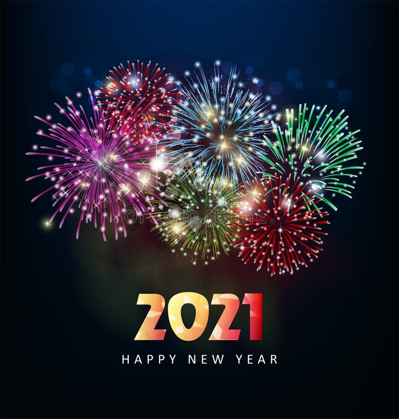 Happy new year 2021 stock vector. Illustration of symbol - 178625808