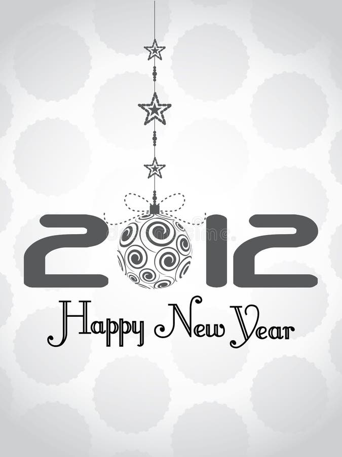 Happy new year 2012 background