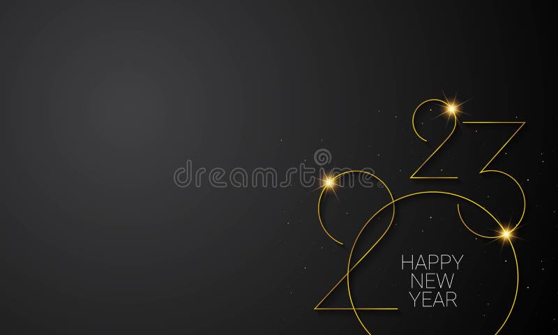 2023 Happy New Year Background Design. Greeting Card, Banner