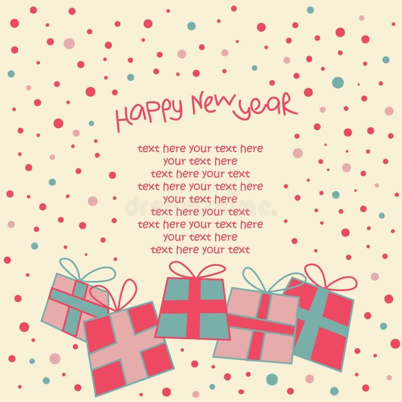 Happy new year card