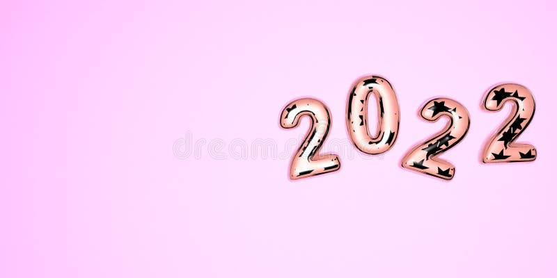 Happy New Year 2022 Pink