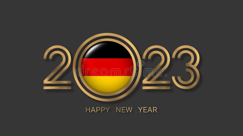 Happy New Year 2023 Germany Flag Wallpaper and Background, with the German  Flag Stock Photo - Image of germany, wallpaper: 264356778