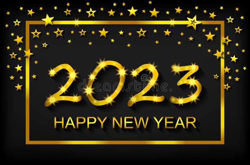 Happy New Year 2023 Script Stock Illustrations – 639 Happy New Year ...