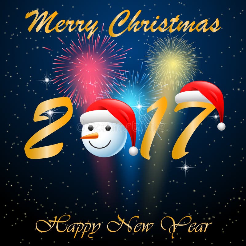 Happy New Year 2017 Greeting Card Stock Vector Illustration Of Card happy-new-year-2017-greeting-card-stock-vector-illustration-of-card