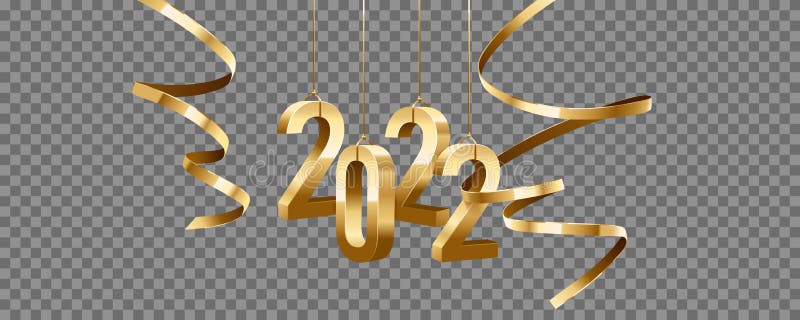 Happy New Year 2022 vector illustration